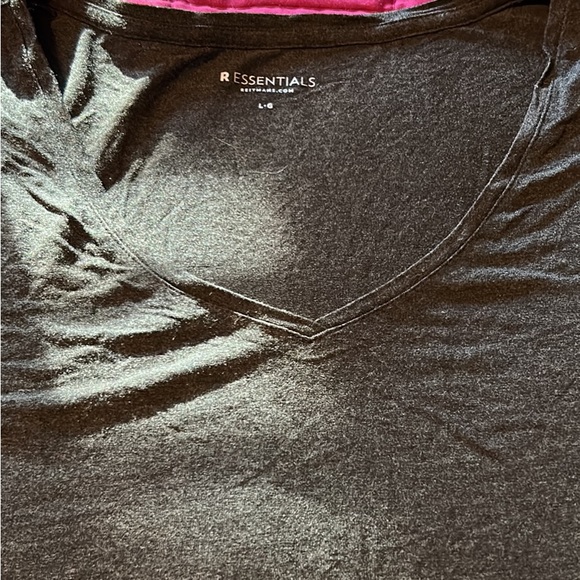 Lot of 2 ladies plain long sleeve Tops -size large - Picture 8 of 9